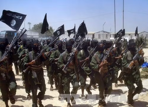 Phiến quân Shebab được huấn luyện tại khu vực Lower Shabelle, Somalia. Ảnh: AFP-TTXVN.