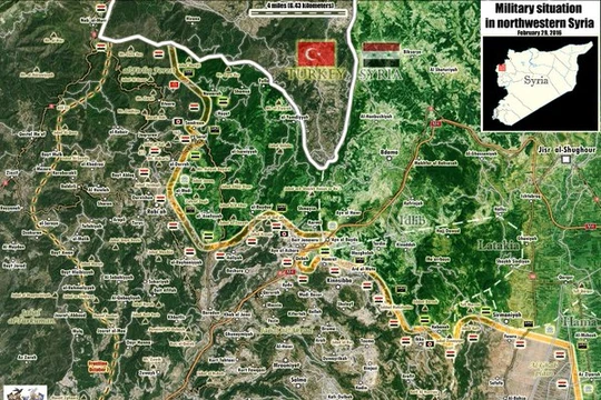 Còn 7 km chiến đấu tiến công, quân đội Syria sẽ đóng cửa biên giới Thổ Nhĩ Kỳ - Latakia