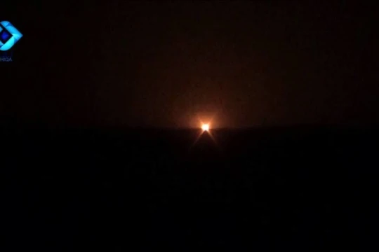 Không kích đêm ở thành phố Aleppo