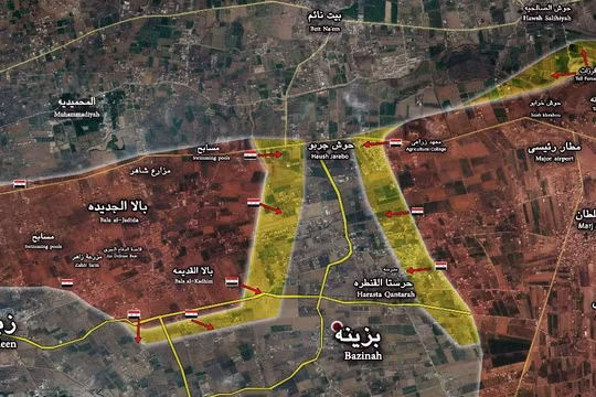 Lữ đoàn 102 Vệ binh Cộng hòa khép vòng vây ở Đông Ghouta