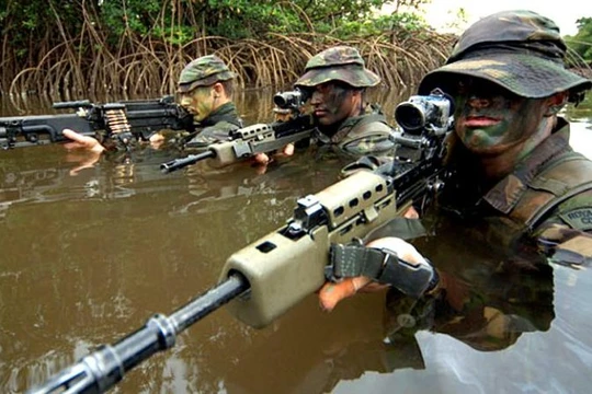 Lực lượng đặc nhiệm Hải quân Hoàng gia Anh. Ảnh minh họa: Daily Mail.