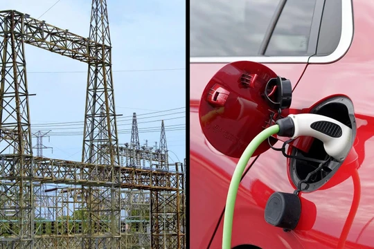 EV có thể cung cấp ngược điện cho lưới điện. Ảnh Wired