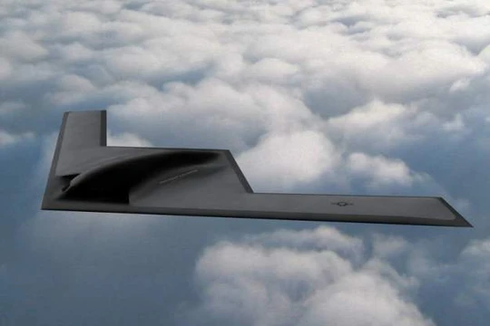 Máy bay ném bom tầm xa tàng hình hạng nặng Northrop Grumman B-21 Raider. Ảnh Military Leak