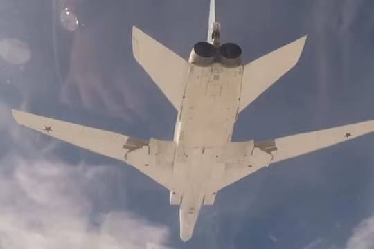 Tu-22M3 ảnh minh họa video Bộ quốc phòng Nga
