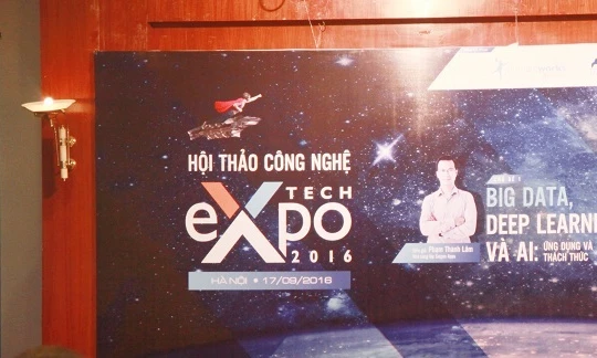 Tech Expo 2016 tổ chức ở Hà Nội. Nguồn VietnamWorks