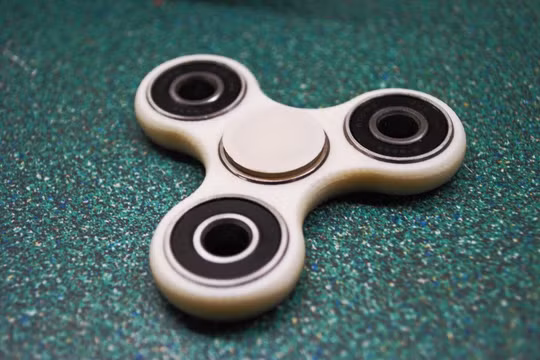 Thiết kế của một chiếc fidget spinner. Ảnh Internet