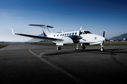 Máy bay Beechcraft King Air350 của ông Đoàn Nguyên Đức