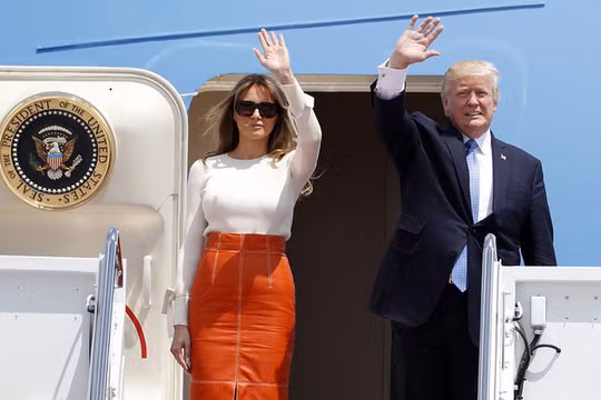 Ông Donald Trump và phu nhân. Nguồn: Dân trí