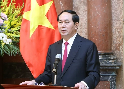 Chủ tịch nước Trần Đại Quang.