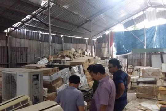 Toàn bộ số hàng lậu đã bị thu giữ