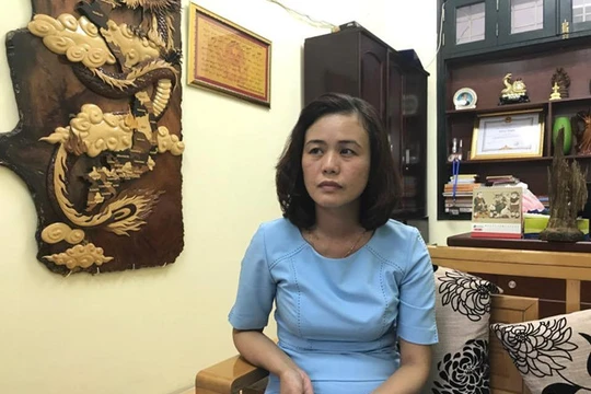 Phó chủ tịch UBND phường Văn Miếu Nguyễn Thị Thúy Hà.