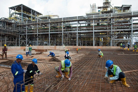 Công nhân xây dựng tại Malaysia