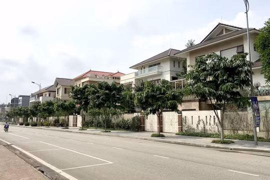 6 lô biệt thự ở vị trí đắc địa tại TP Lào Cai hiện là nơi ở của gia đình bí thư Tỉnh ủy Lào Cai và nhiều lãnh đạo ban ngành của tỉnh. Ảnh Tuổi trẻ