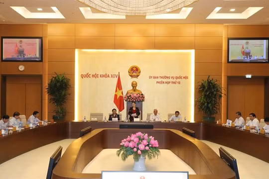 Phiên họp thứ 12 của Quốc hội khóa XIV. Nguồn: Cổng TTĐT Quốc hội