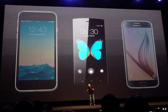 Buổi lễ ra mắt Bphone tháng 5/2015.