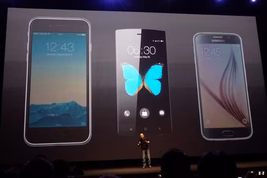 Buổi lễ ra mắt Bphone tháng 5/2015.