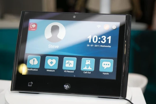 Thiết bị chăm sóc sức khỏe của Unitech tại Taiwan Expo 2017 - Ảnh: P.THANH