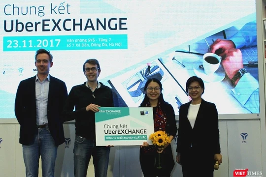 Dự án ứng dụng số hóa ngành công nghiệp vận tải đường bộ Logivan đã dành chiến thắng chung cuộc. Ảnh: Bùi Phú