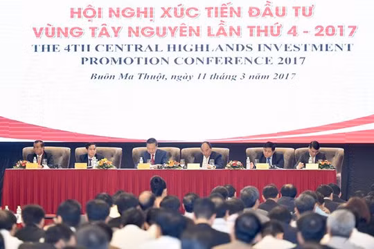 Hội nghị Xúc tiến đầu tư vùng Tây Nguyên lần thứ 4