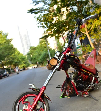 Mini Chopper độ của 'ông già gân' 61 tuổi tại Sài Gòn