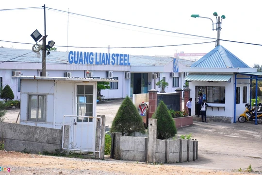 Trụ sở Doanh nghiệp thép Quảng Liên tại KCN Dung Quất - (ẢNh minh họa)