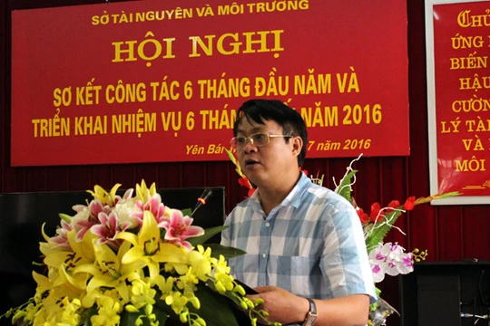 Ông Phạm Sỹ Quý, Giám đốc Sở Tài Nguyên & Môi Trường tỉnh Yên Bái.