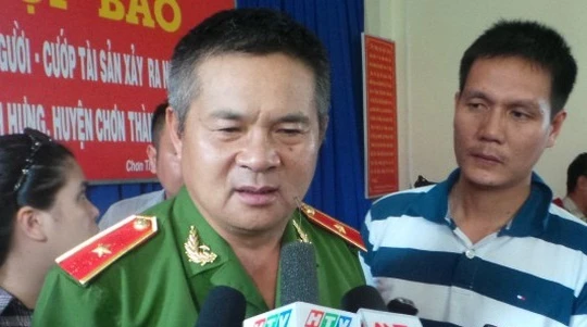 Thiếu tướng Hồ Sỹ Tiến - Cục trưởng Cục cảnh sát hình sự (Tổng cục Cảnh sát - Bộ Công an).