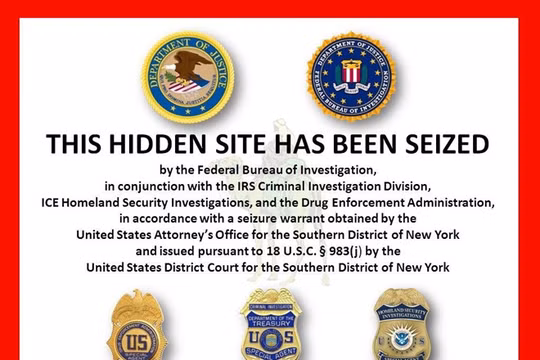 FPI đã đóng cửa trang web và thu về số lượng lớn Bitcoin. Ảnh: FBI. 