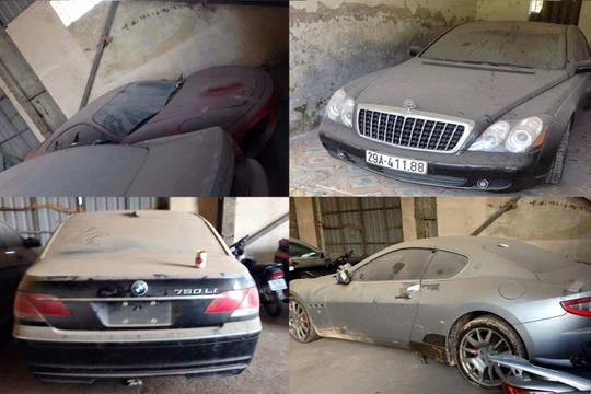 Xót xa loạt siêu xe, xe siêu sang bị ruồng bỏ tại Việt Nam 