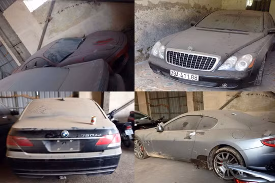 Xót xa loạt siêu xe, xe siêu sang bị ruồng bỏ tại Việt Nam 