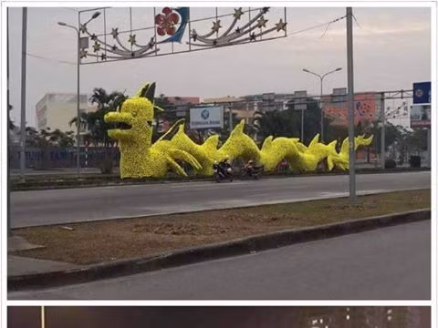 Hình ảnh con rồng trước và sau khi được sửa