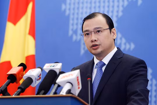 Người Phát ngôn Bộ Ngoại giao Lê Hải Bình.