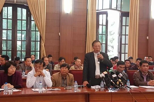 Doanh nghiệp phát biểu tại cuộc đối thoại 