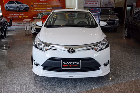 Một mẫu xe Toyota Vios. Nguồn: Thanh niên