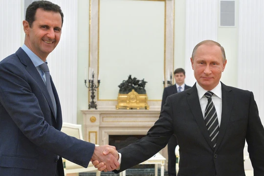 Tổng thống Vladimir Putin và Tổng thống Bashar Assad 