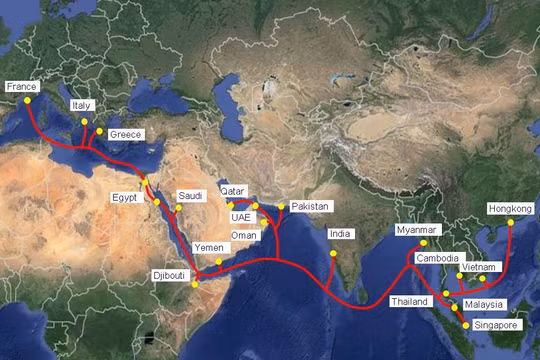 Viettel chính thức đưa vào khai thác thương mại hệ thống cáp quang biển AAE-1 