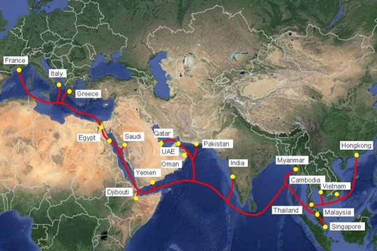 Viettel chính thức đưa vào khai thác thương mại hệ thống cáp quang biển AAE-1 