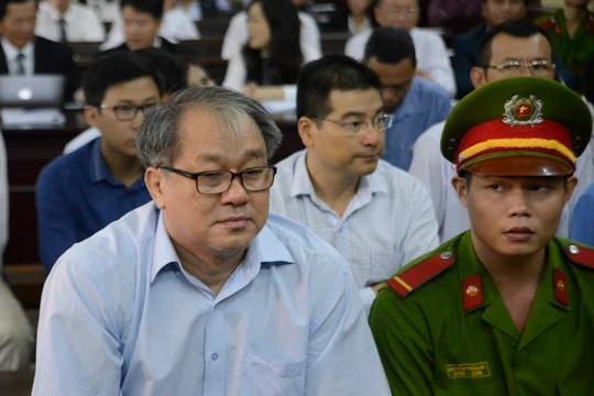 Bị cáo Phạm Công Danh tại tòa. Ảnh Vietnamnet