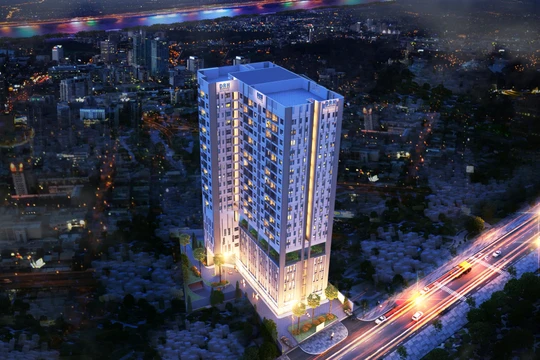 Phối cảnh tổng thể đêm của dự án D-Vela