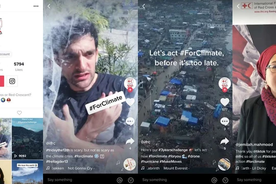 Video hưởng ứng chiến dịch của các tình nguyện viên và thành viên IFRC.