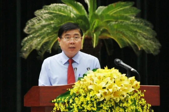 Ông Nguyễn Thành Phong, Chủ tịch UBND TP Hồ Chí Minh