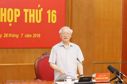 Ban Chỉ đạo Trung ương về phòng, chống tham nhũng đã họp phiên thứ 16 dưới sự chủ trì của Tổng bí thư, Chủ tịch nước Nguyễn Phú Trọng, Trưởng ban chỉ đạo.