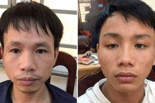 2 CĐV Vũ Trung Trực và Trần Đắc Chương vừa bị bắt ngày 16/9 vừa qua.