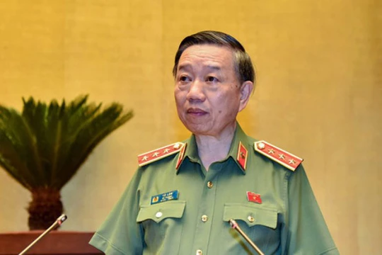 Bộ trưởng Bộ Công an Tô Lâm.
