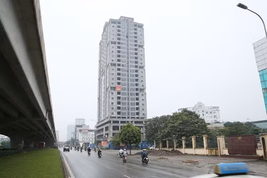 Chung cư của cán bộ, chiến sĩ Báo Công an nhân dân được xây dựng tại xã Thanh Liệt, Thanh Trì, Hà Nội