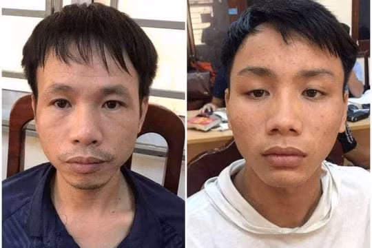 2 CĐV Vũ Trung Trực và Trần Đắc Chương vừa bị bắt.