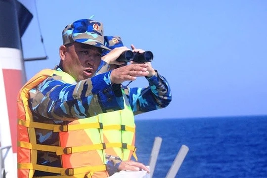 Một lần triển khai nhiệm vụ của lực lượng cảnh sát biển.