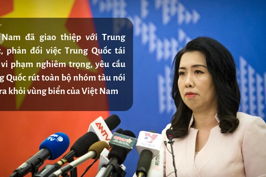 Người phát ngôn Bộ Ngoại giao Lê Thị Thu Hằng.