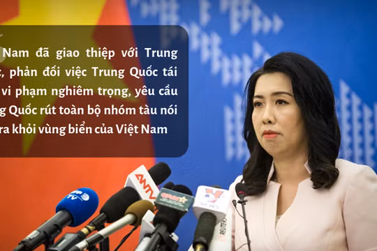 Người phát ngôn Bộ Ngoại giao Lê Thị Thu Hằng.