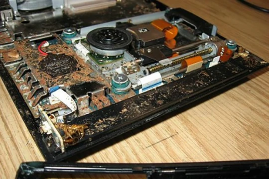 Thiết kế của mẫu máy chơi game này biến nó thành "khách sạn" ưa thích của loài gián.